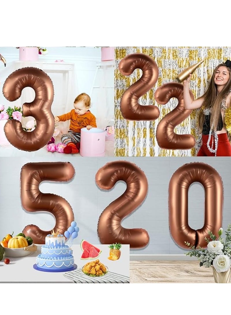 ThePartyPopper 40 Inch Coffee Number Balloon 4 - Image 2