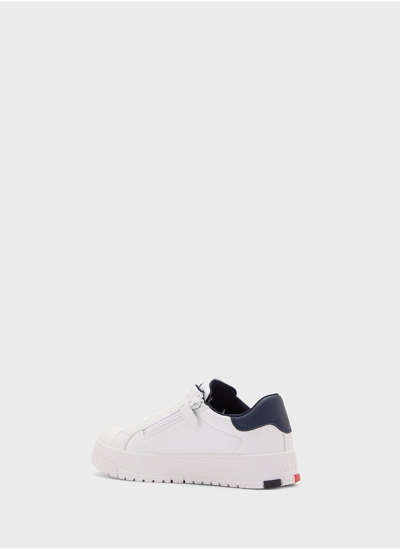 TOMMY HILFIGER Youth Flag Lace Up Sneakers  - Image 2