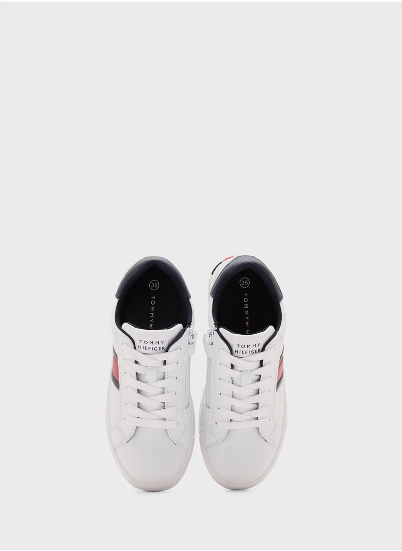 TOMMY HILFIGER Youth Flag Lace Up Sneakers