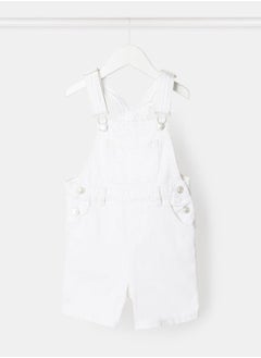 MANGO Kids Short Denim Dungaree  - Image 1