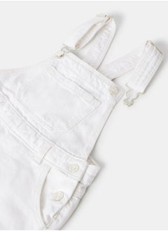 MANGO Kids Short Denim Dungaree  - Image 3