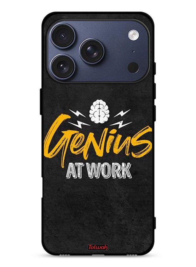 Tolwak Apple iPhone 17 Pro Protective Case Cover Genius At Work - Image 1