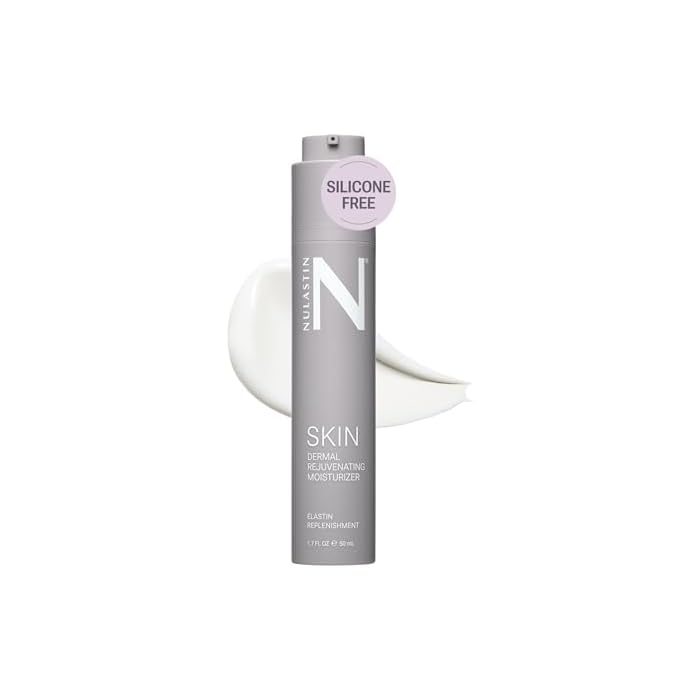 NULASTIN Dermal Rejuvenating Face Moisturizer for Women with Elastin, Peptides & Ceramides - Firming, Anti Aging Barrier Repair Cream for Dry, Mature Skin - Vegan, Silicone Free, 1.7 Fl Oz