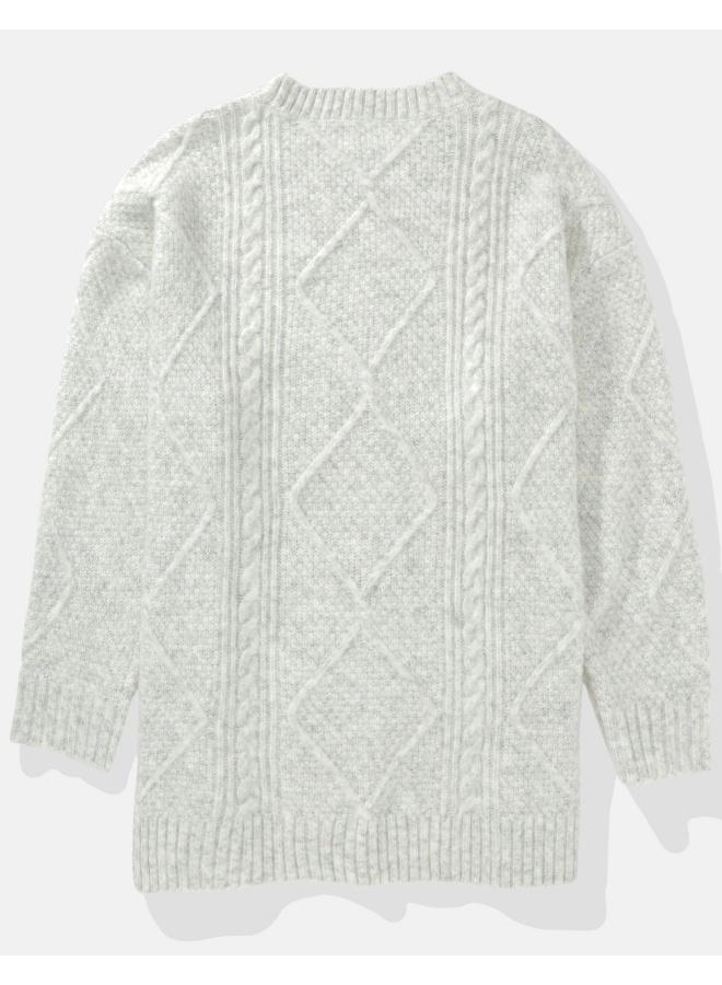 Crew Neck Knitted Sweater