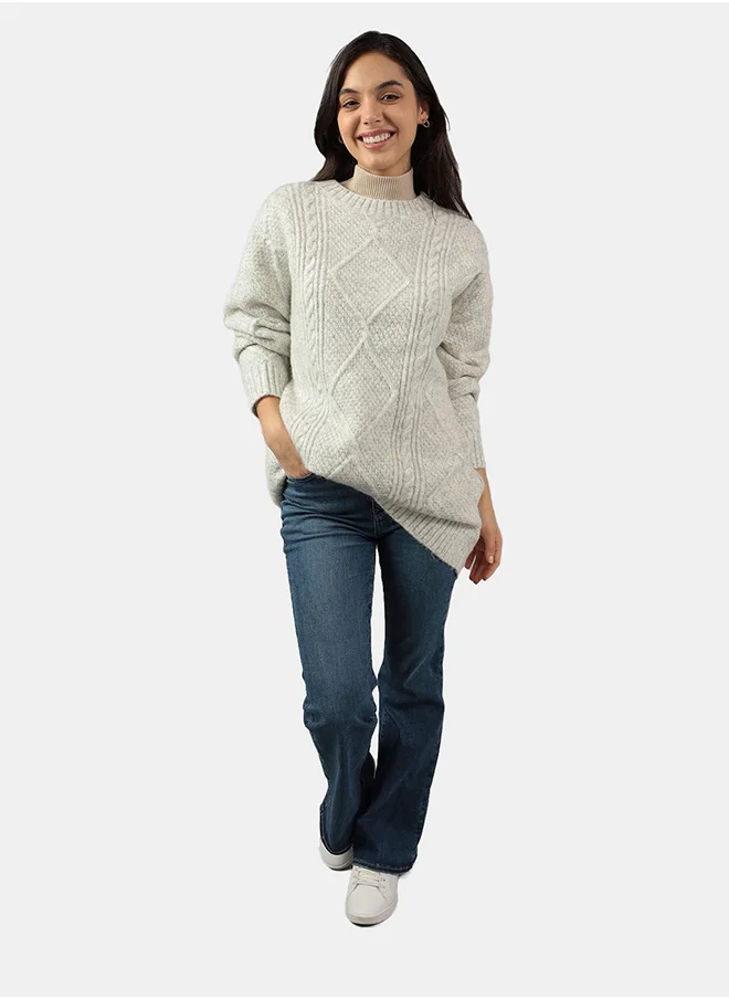 American Eagle Crew Neck Knitted Sweater