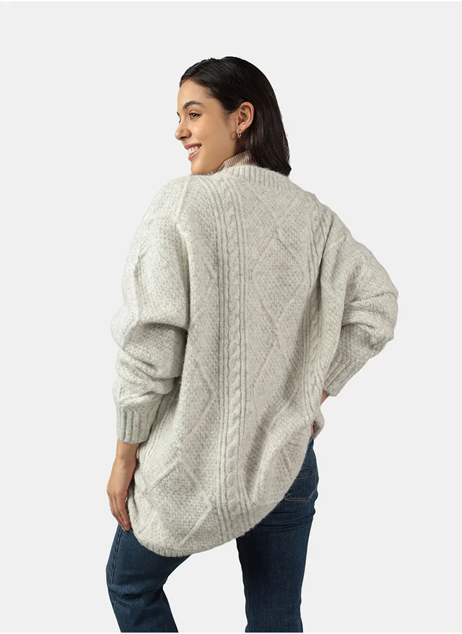 American Eagle Crew Neck Knitted Sweater