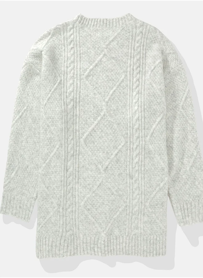 American Eagle Crew Neck Knitted Sweater