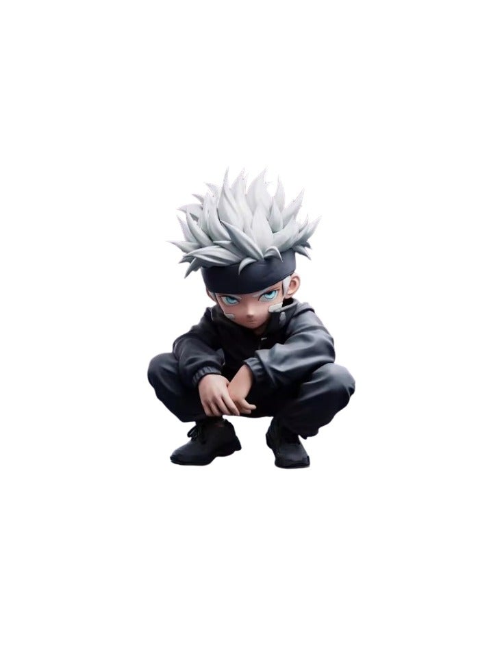 شخصية أنيمي Jujutsu Kaisen Satoru Gojo، تمثال نموذج Satoru Gojo، ألعاب نموذج شخصية PVC، لديكورات سطح المكتب والمقتنيات - Image 1
