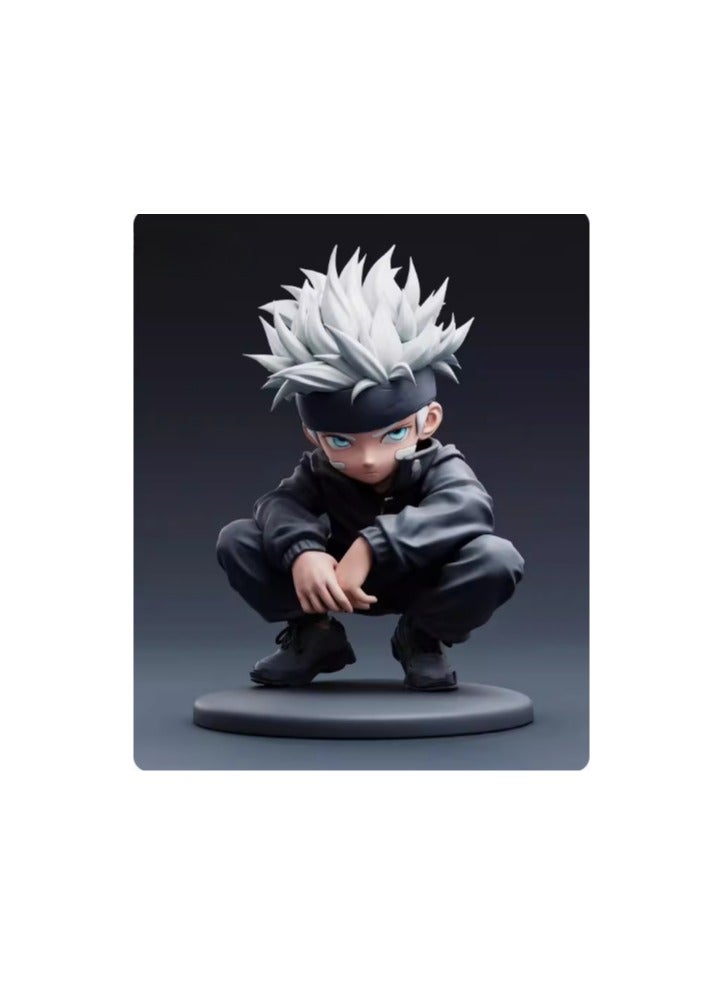 شخصية أنيمي Jujutsu Kaisen Satoru Gojo، تمثال نموذج Satoru Gojo، ألعاب نموذج شخصية PVC، لديكورات سطح المكتب والمقتنيات - Image 2