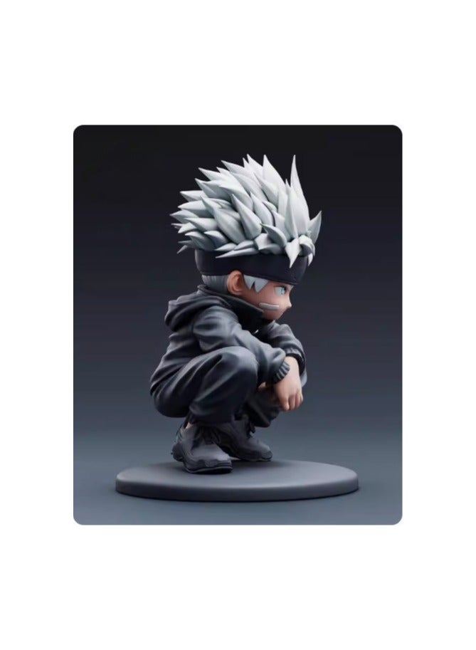 شخصية أنيمي Jujutsu Kaisen Satoru Gojo، تمثال نموذج Satoru Gojo، ألعاب نموذج شخصية PVC، لديكورات سطح المكتب والمقتنيات - Image 3