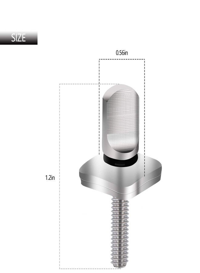 Sikawai Fin Screw 316 Stainless Steel No Tool Compatible with Long-Board and S-UP Surfing Accessories Pack of 2 - Image 3