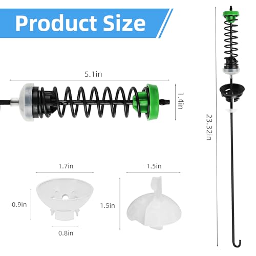 APPLIANCEMATES W11130362 WTW5000DW2 WTW5000DW3 MVWX655DW1 MVWC565FW1 WTW5000DW1 Washer Suspension Rod Kit for Maytag Whirlpool Washer Parts Replaces 7MMVWC565FW0 W10780040 W10594080 W10735786 W10748956 11022352510 - Image 2