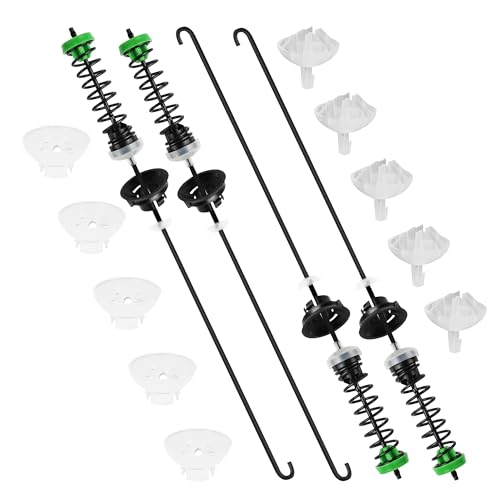 APPLIANCEMATES W11130362 WTW5000DW2 WTW5000DW3 MVWX655DW1 MVWC565FW1 WTW5000DW1 Washer Suspension Rod Kit for Maytag Whirlpool Washer Parts Replaces 7MMVWC565FW0 W10780040 W10594080 W10735786 W10748956 11022352510 - Image 1