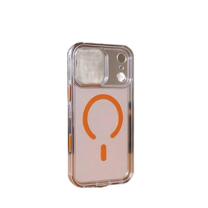 غطاء MagSafe بTPU + PC باللون أسود مغناطيسي من مادة TPU لـ iPhone 15 / 15 Plus / 15 Pro / 15 Pro Max مع حماية من السقوط ومغناطيس قوي مع مقاوم للصدمات مع ملمس غير لامع للحمل اليومي - Image 2