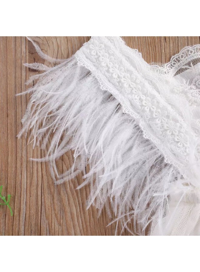 DOOKOO Baby Girl Princess Dress – Sleeveless Lace Tutu Party Dress for Toddlers, Birthday Dress, Tulle Dress, Girls Frock, Kids Baby Dress - Image 3