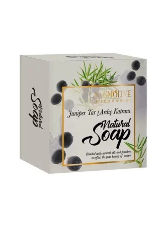 COSMOLIVE natural soaps125 gr -  Juniper Tar 