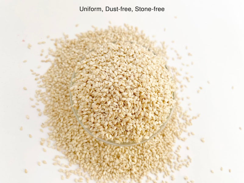 Minimal Raw Organic White Sesame Seeds 800g - Clean and White Til (Safed Til Seeds for Eating) - Image 5
