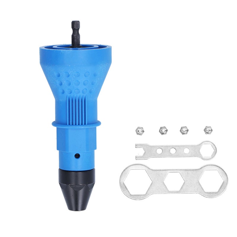 Rivet Drill Adapter Quick Release ABS Lightweight - Ergonomic Design Rivet Nut Tool for Manufacturing Industrial Fastening - Image 1