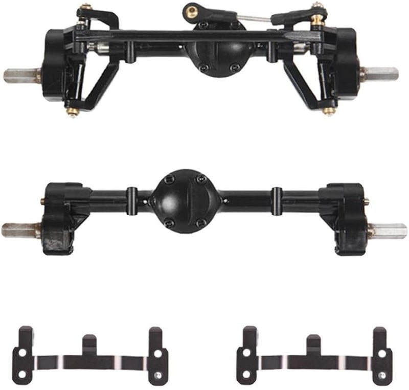 klarako Complete RC Car Front Rear Axle for MN D90 91 96 99S 98 1/12 Scale RC Rock Crawler Off Road Model Upgrade - Image 3