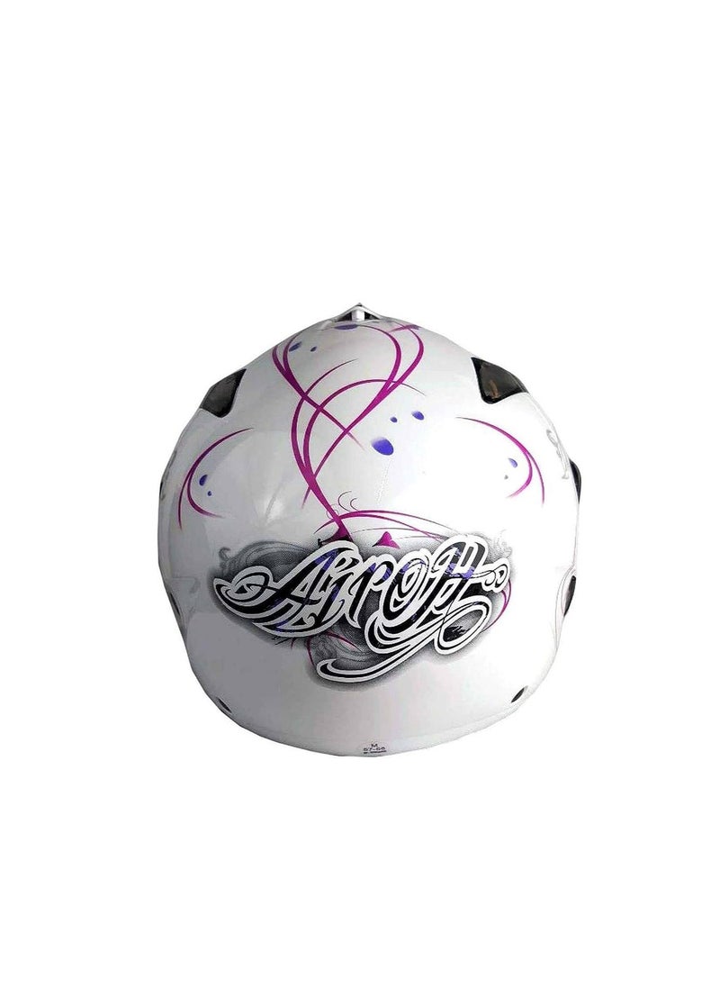 Airoh - Airoh JT Lady Jet Half Motorcycle/Scooter Helmet White - Image 1