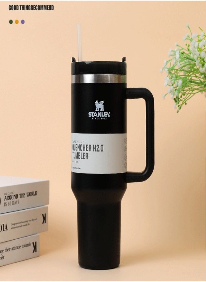 Stanley - Stanley 40oz Stainless Steel Car Thermos Mug - 1.18L Large Capacity Travel Insulated Cup - Image 1