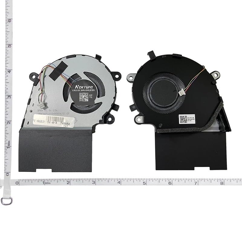 Laptop CPU GPU Cooling Fan for ASUS G531G/GW G531GV G731G G731GV G731GW S5D S7D G712L G512L G512LV G712LU G732L G532LWS G542L Laptop Parts(OEM 5V CPU) - Image 1