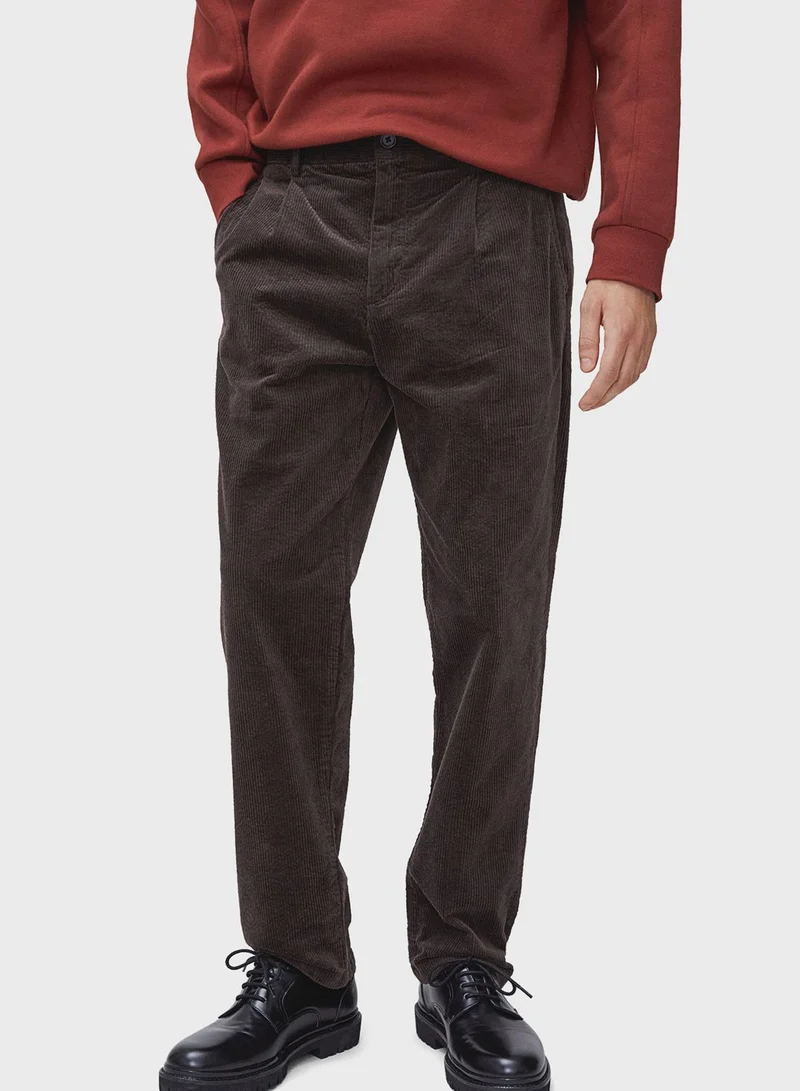 H&M Essential Regular Fit Corduroy Trousers