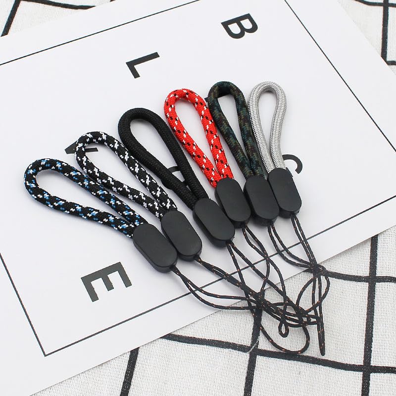AccuPrints Sumiko Pack of 5 Lanyard Finger Phone Strap, 5pcs Multipurpose Phone Lanyard, Nylon Finger Straps Keychain - Image 3