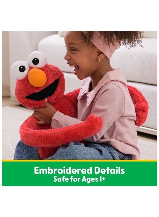 GUND دبدوب غوند إلمو هاجا موفز من شارع السمسم، دمية مuppet، لعبة حسية، لعبة فاخرة للأطفال من عمر 1 سنة وما فوق، حمراء، 14 إنش - Image 5