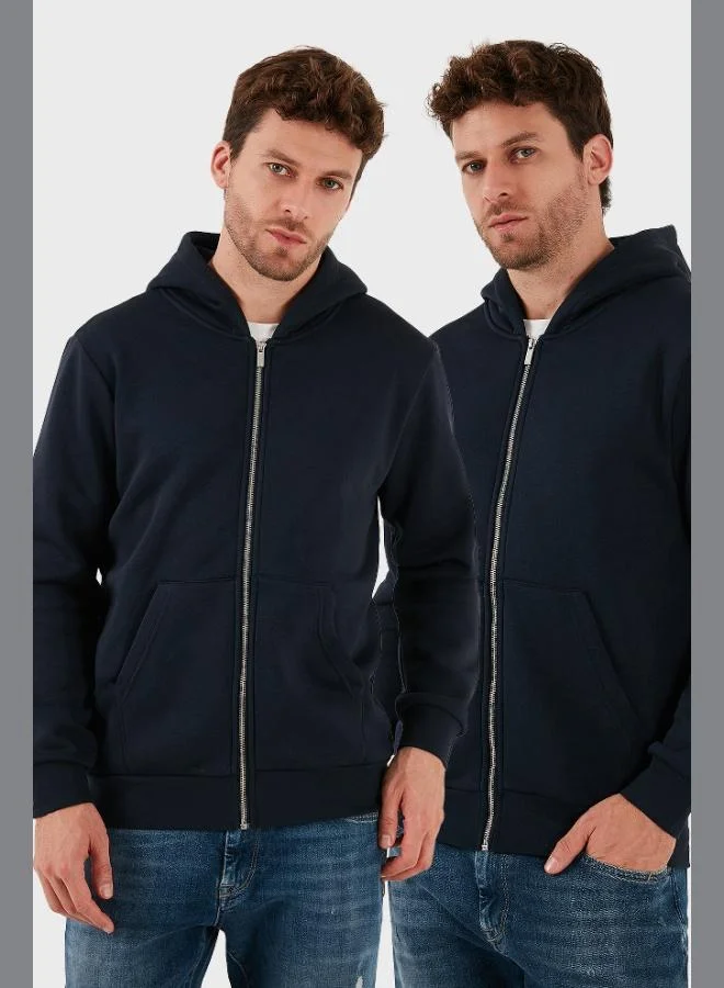 Buratti Regular Fit Hooded Winter 2-Pack Sweat Men's SWEAT 5905340S2