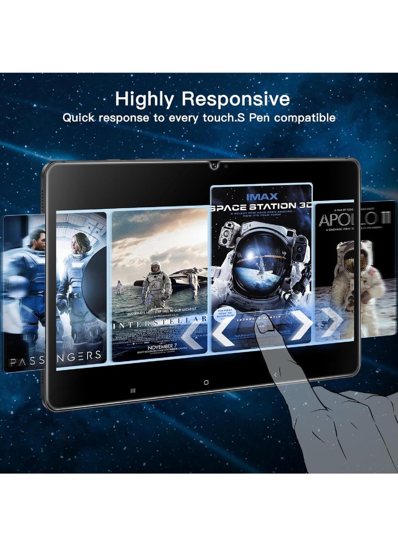 Rock Pow - Screen Protector for Galaxy Tab S10 FE 10.9 inch 2025/Tab S9 FE 10.9"/ S9 2023/ Tab S8 2022/ Tab S7 2020 11", Hardness Tempered Glass Screen Film Guard for Tablet SM-X520/X510/X710/X700/T870 with Easy Installation Frame Tempered Glass Film HD Clear 1-Pack - Image 1