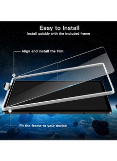 Rock Pow Screen Protector for Galaxy Tab S10 FE 10.9 inch 2025/Tab S9 FE 10.9"/ S9 2023/ Tab S8 2022/ Tab S7 2020 11", Hardness Tempered Glass Screen Film Guard for Tablet SM-X520/X510/X710/X700/T870 with Easy Installation Frame Tempered Glass Film HD Clear 1-Pack  - Image 3