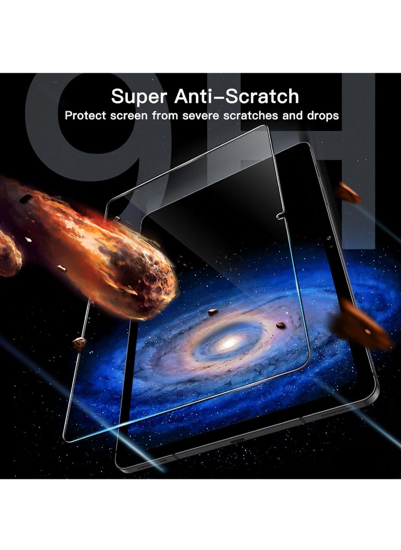Rock Pow Screen Protector for Galaxy Tab S10 FE 10.9 inch 2025/Tab S9 FE 10.9"/ S9 2023/ Tab S8 2022/ Tab S7 2020 11", Hardness Tempered Glass Screen Film Guard for Tablet SM-X520/X510/X710/X700/T870 with Easy Installation Frame Tempered Glass Film HD Clear 1-Pack  - Image 4