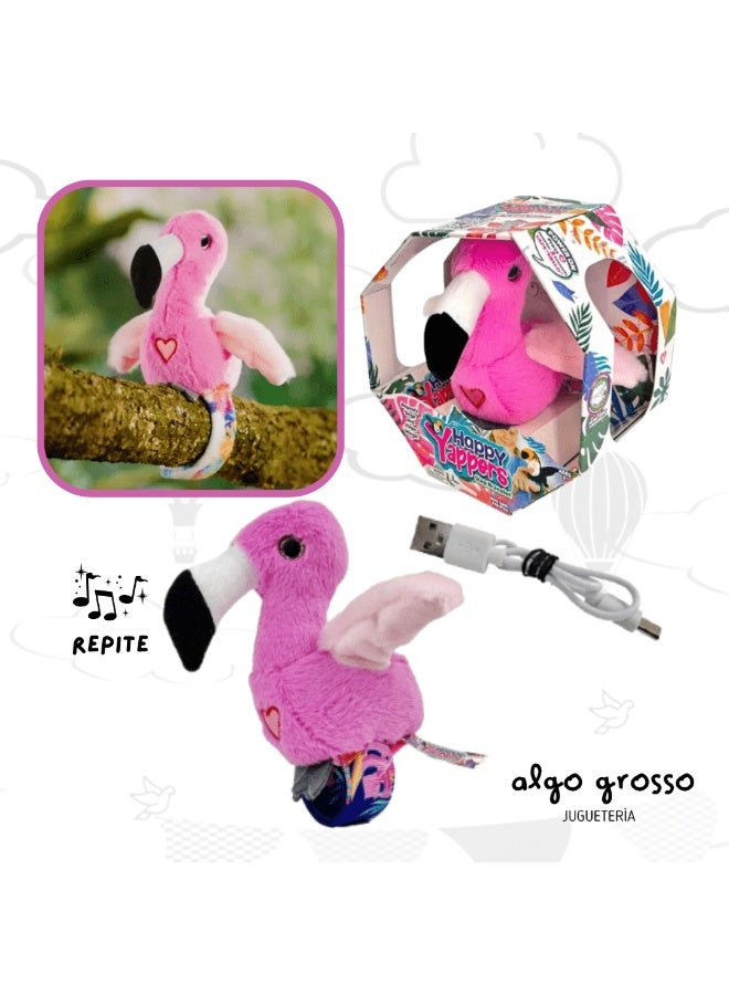 Happy Yappers Flamingo Heart Theme 3+ Year - Pink - Image 2