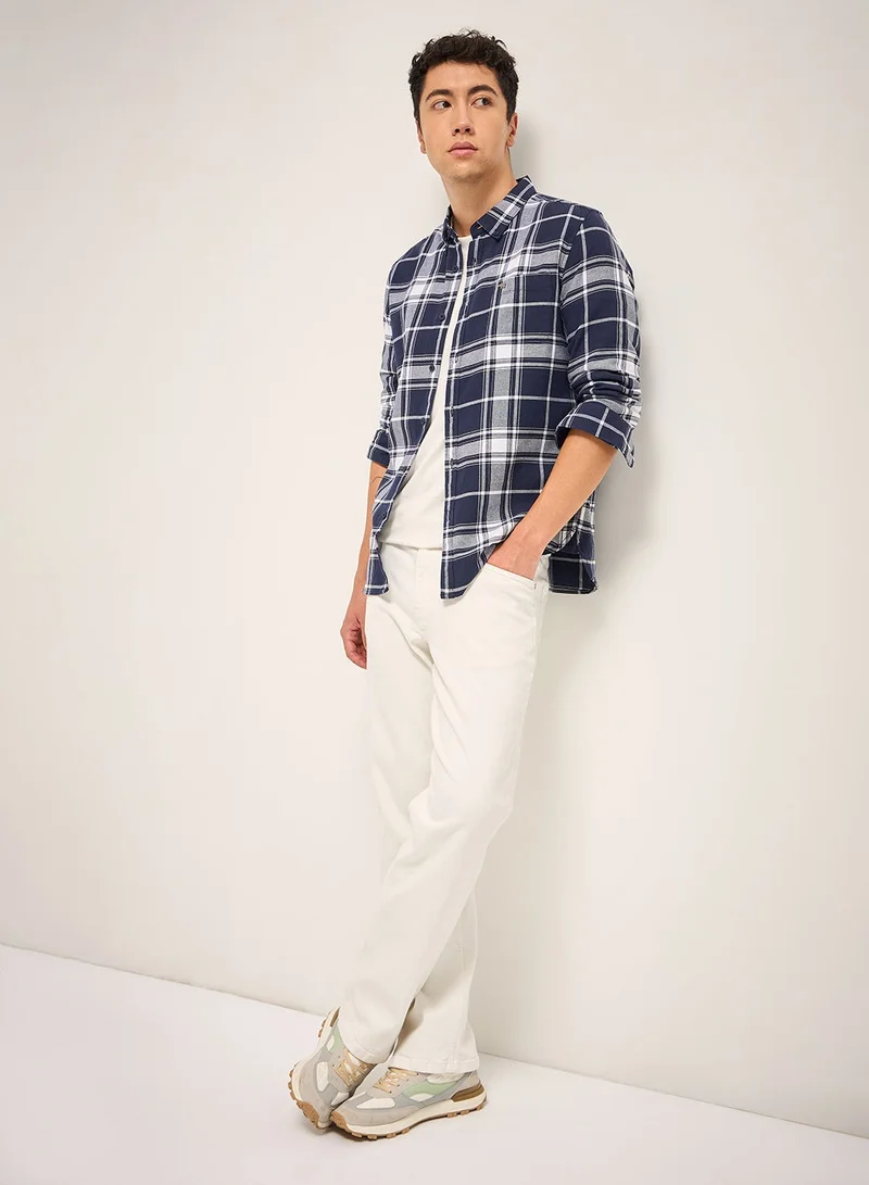 THE BEAR HOUSE  Cotton Shirt for Men | Slim Fit, Long Sleeve, Casual & Formal Wear | Soft, Breathable Fabric for Office, Everyday, & All-Season Use in Classic & Trendy for Men | Best Price UAE