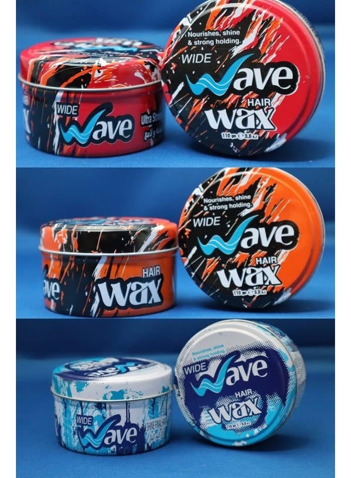 Wide Wave Hair Wax Strong & Wavy Red - 110GM - Image 2