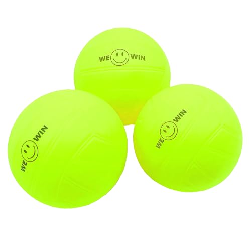 Aolowewin Spike Replacement Balls 3-Pack with UV Flashlight, Glow in The Dark Balls, Roundnet Game Ball, Lawn Beach Water Pool, Yard Pong Bucket Toss Game Ball - Play at Night, Light 20-30 Minutes - Image 2