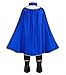 Akokvlar 9 Pcs Prince Charming Costume for Boys Medieval Royal King Outfits for Kids Blue 78 Years - Image 4