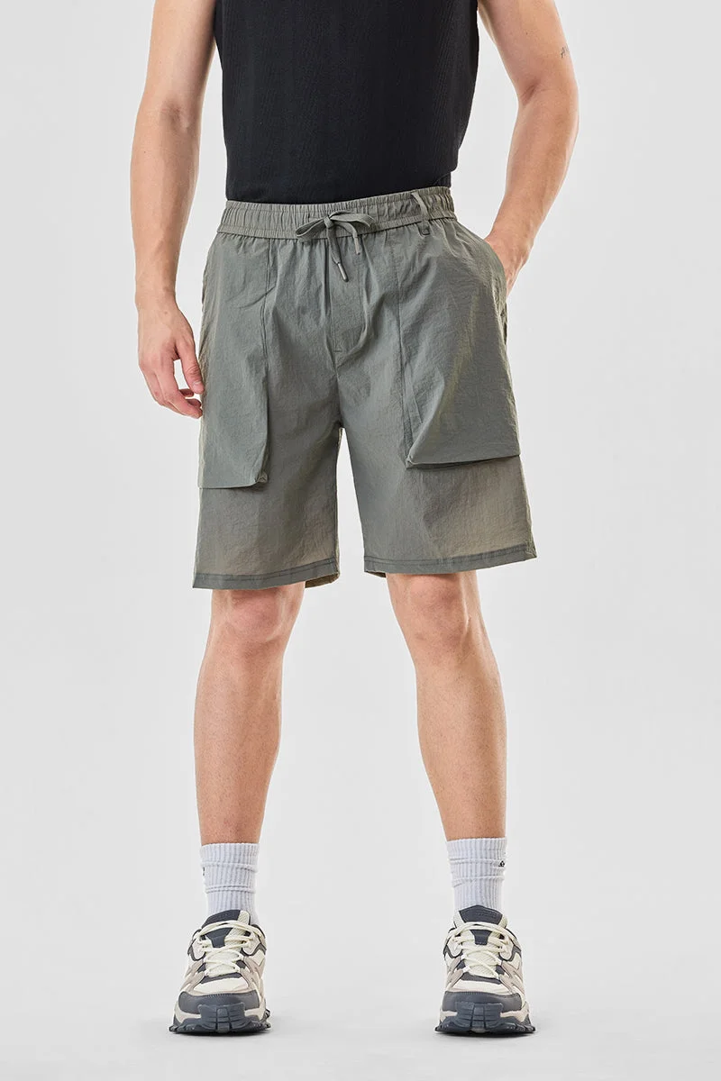 SNITCH شورت برباط مطاطي بقصة عادية