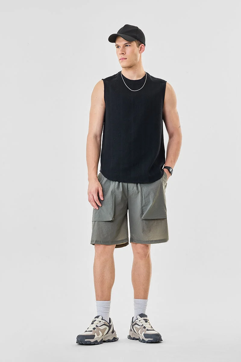 SNITCH شورت برباط مطاطي بقصة عادية