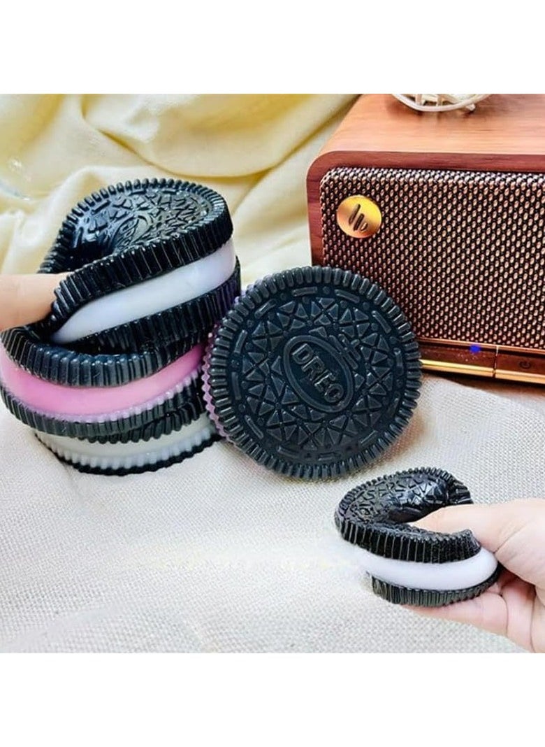Stress Relief Toys，Squeeze Toy for Stress Relief，Stress ，Biscuit Stress Relief Toy, Pinching Sandwich Simulation, Ultra-Soft Decompression Venting Toy