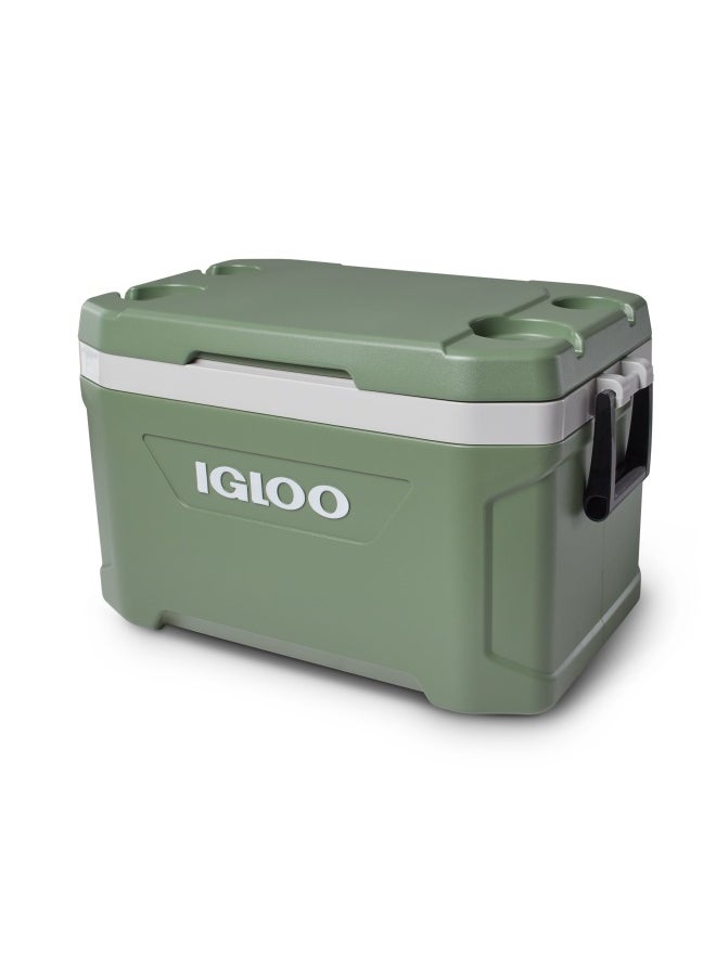 Igloo Ecocool Latitude 52 Qt Cooler Box - Vintage Green  - Image 4