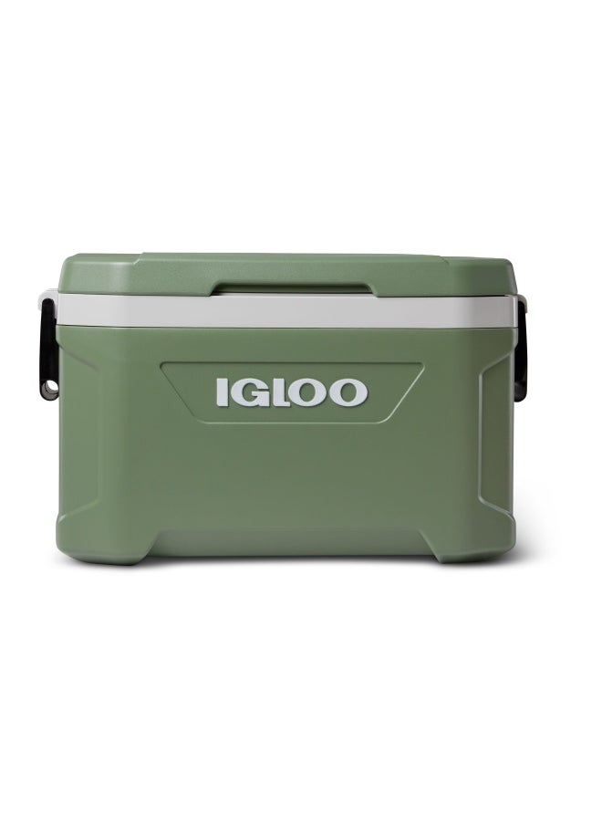Igloo Ecocool Latitude 52 Qt Cooler Box - Vintage Green  - Image 3