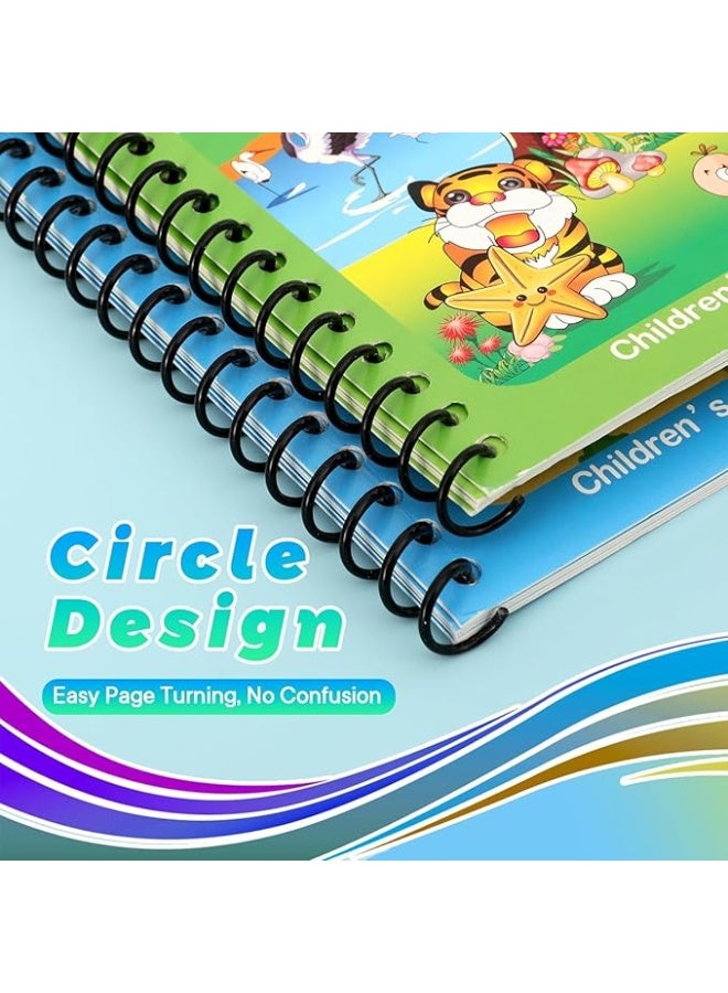 ماجيك 4 كتب - ماجيك المياه الطلاء كتاب تلوين مع القلم للأطفال (متعدد الاشكال) ، مناسب من سم 3 سنوات كتاب مائي مع قلم - كراسة الرسم والتلوين، كتب تلوين مائية سحرية مع قلم، لعبة رسومات الشعار المبتكرة قابلة لإعادة الاستخدام، هدية للأطفال والأطفال والبنات والأولاد - الكون، الديناصورات، المحيط، الروبوت، كتب تلوين المياه المجمدة، خنزير صغير، كتاب التلوين السحري، كراس المرح للأطفال (متعدد الاشكال) - Image 3