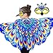 iROLEWIN PeacockCostumeBirdWings for KidsGirls 3D Bird Mask Toddler Dress Up Feathered Cape as Boys Halloween Party Gifts - Image 3