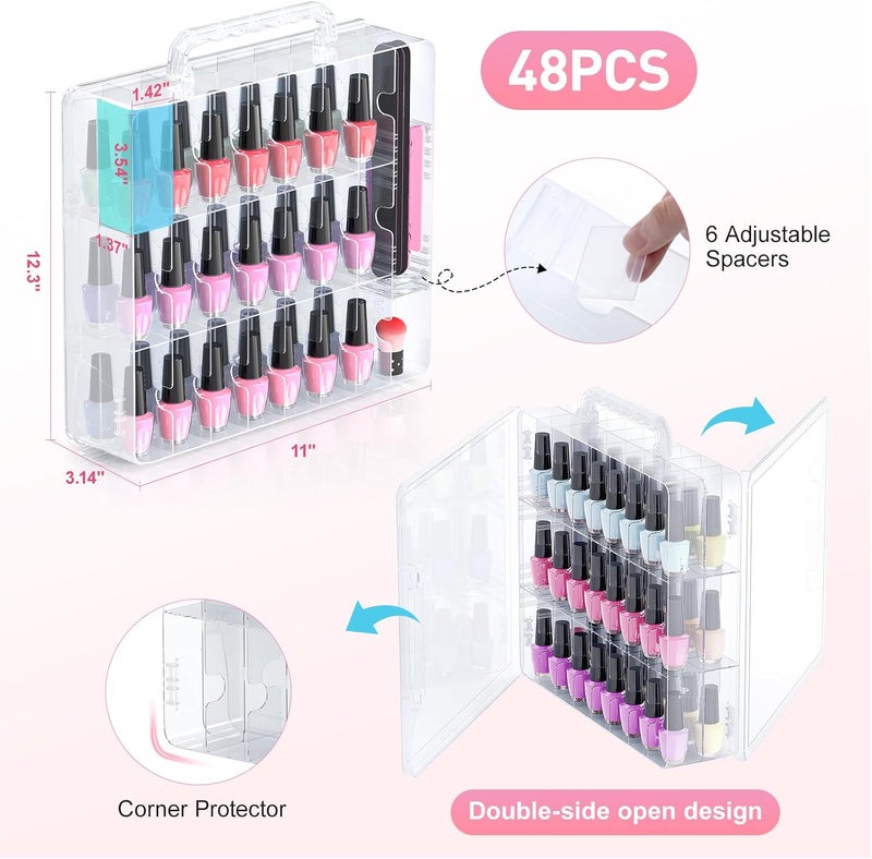 BELOVING Nail Polish Organizer Case - Image 3
