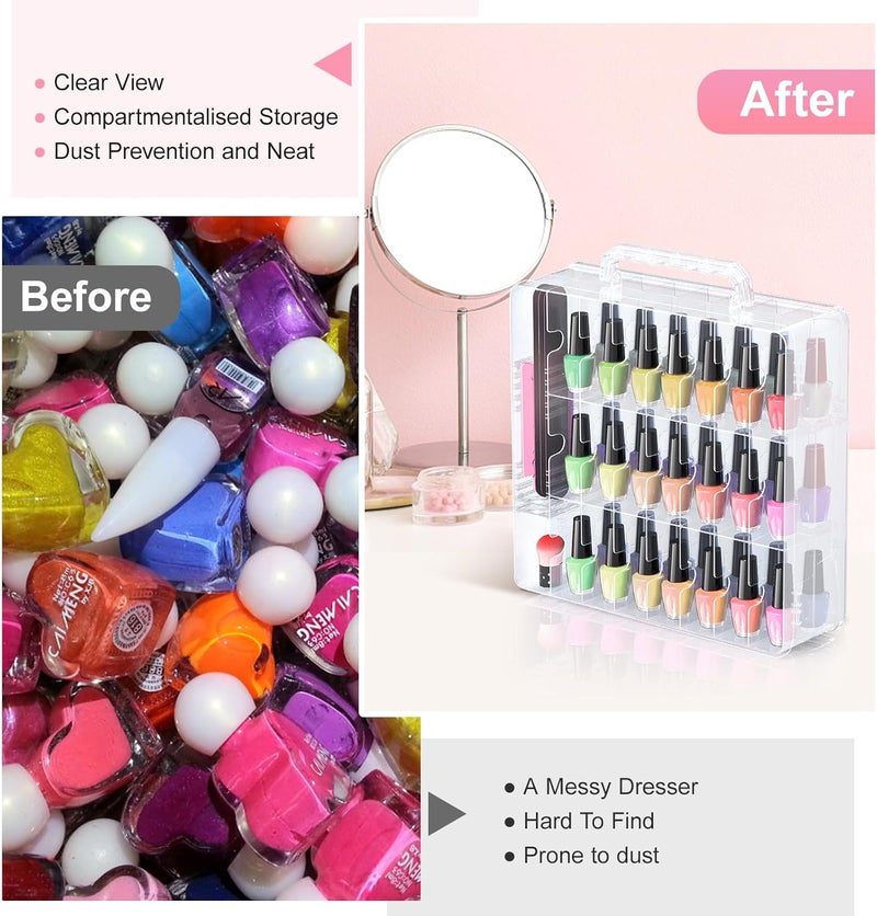 BELOVING Nail Polish Organizer Case - Image 4