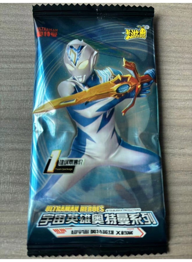 Card Game Genuine Ultraman Card Full Star Flash Card Book Children's Classic Card Legend Glory Deluxe Edition-Specifications: Classic 8 Pieces Per Pack - Image 1