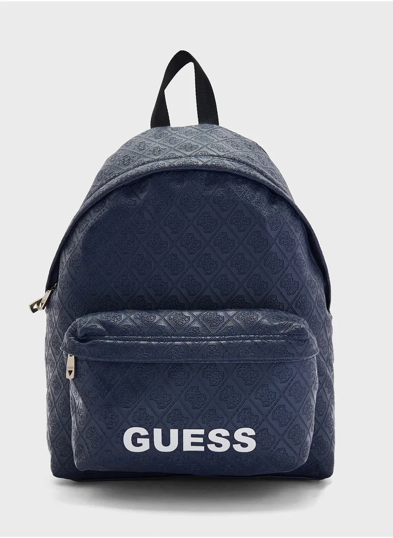 GUESS Logo Zip Over Backpack