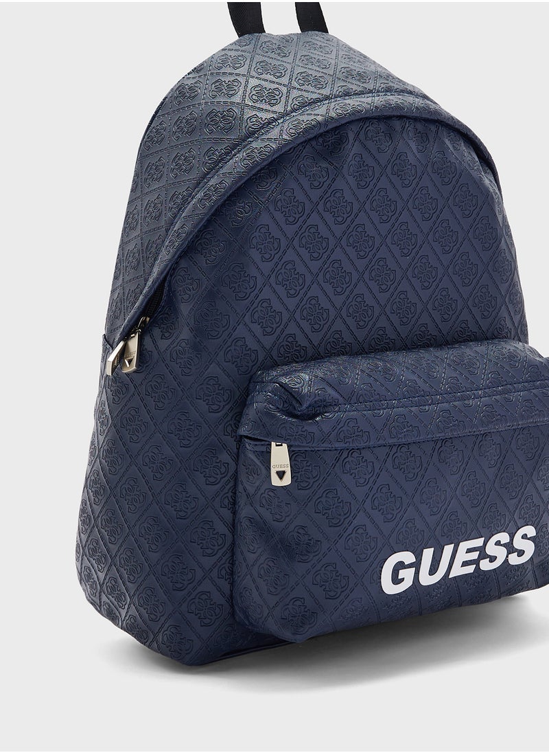 GUESS Logo Zip Over Backpack  - Image 3